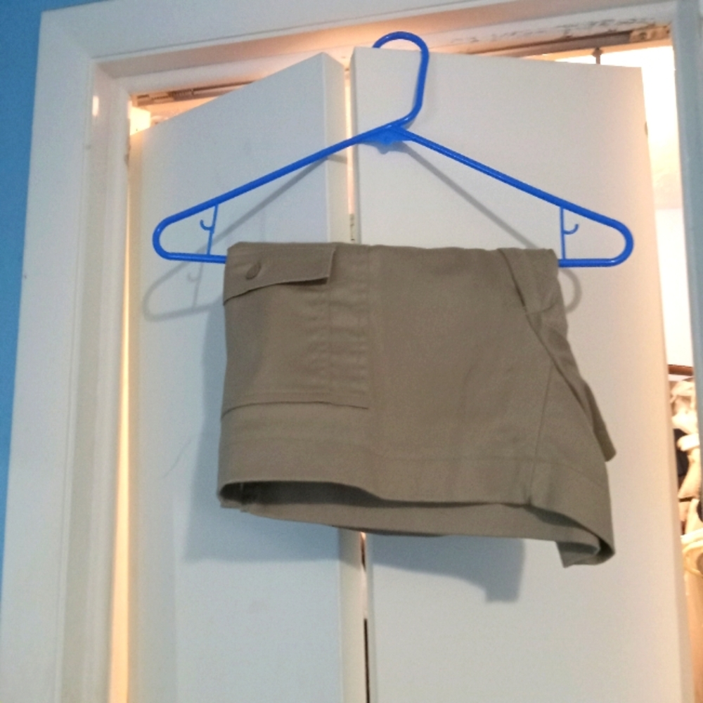 NWOT Mens Dark Tan Khaki Shorts 38/15 Petite Hunting Golfing Fishing Tennis - Picture 3 of 3